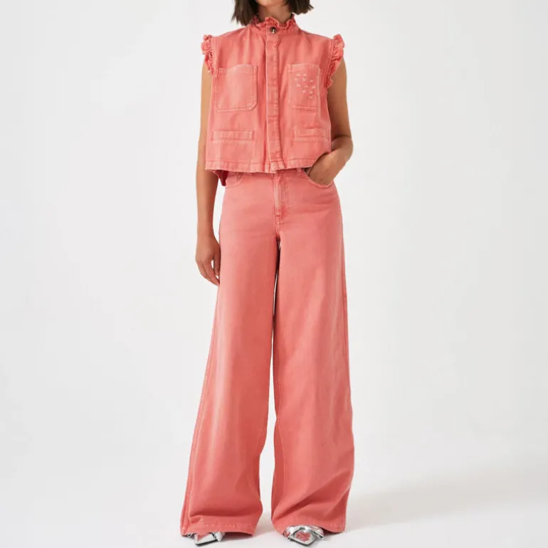 SEVENTY & MOCHI Dear Bay Jean in Mineral Red