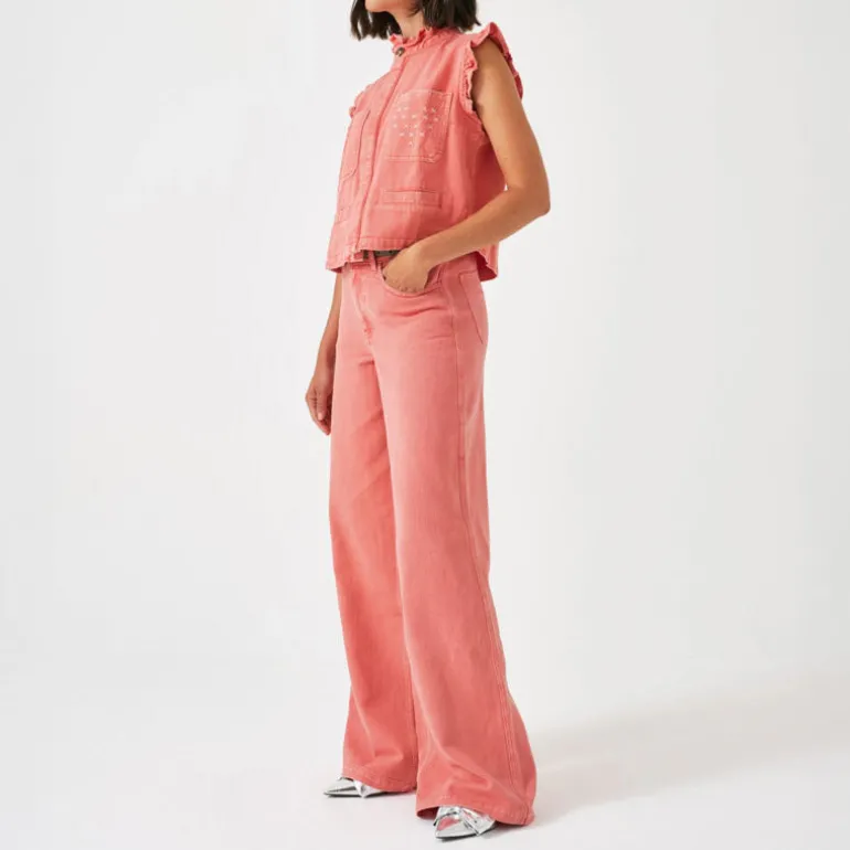 SEVENTY & MOCHI Dear Pablo Waistcoat in Mineral Red