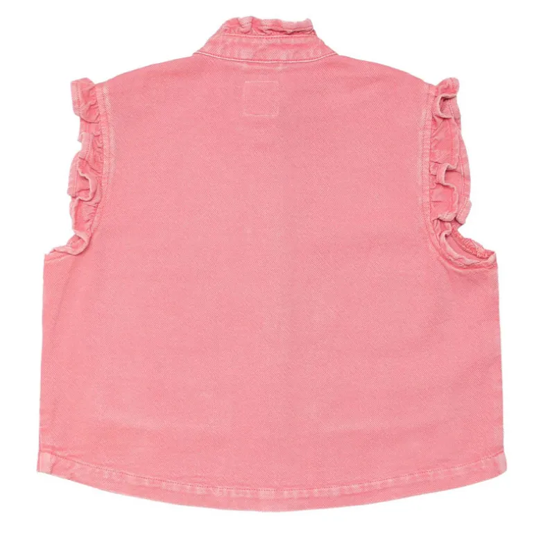 SEVENTY & MOCHI Dear Pablo Waistcoat in Mineral Red