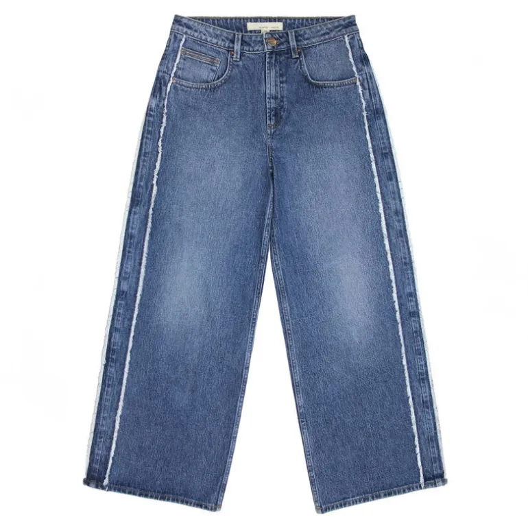 Seventy & Mochi Gracie Side Stripe Jeans in Pasadena Vintage