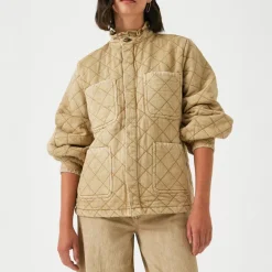 SEVENTY & MOCHI Quilted Pablo Jacket in Desert Sand