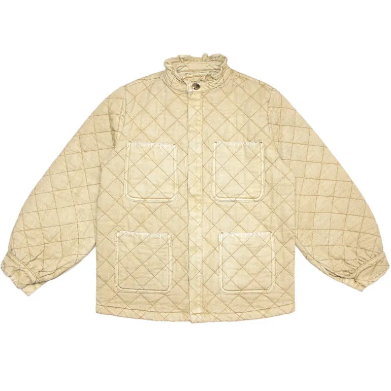 SEVENTY & MOCHI Quilted Pablo Jacket in Desert Sand