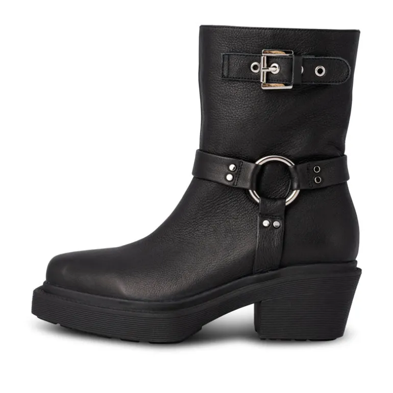 Shoe The Bear Amina Biker Boots in Black