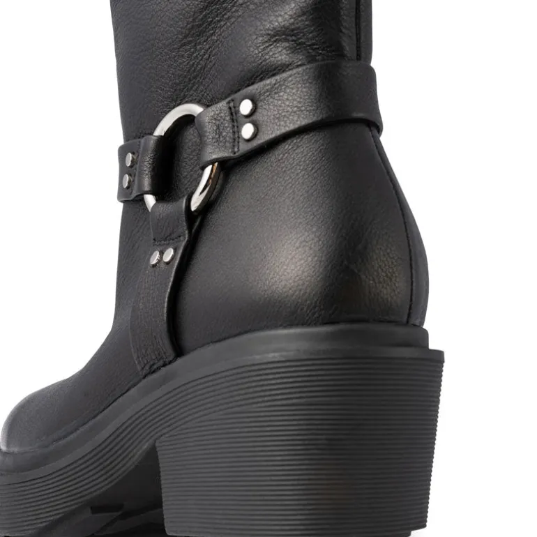Shoe The Bear Amina Biker Boots in Black