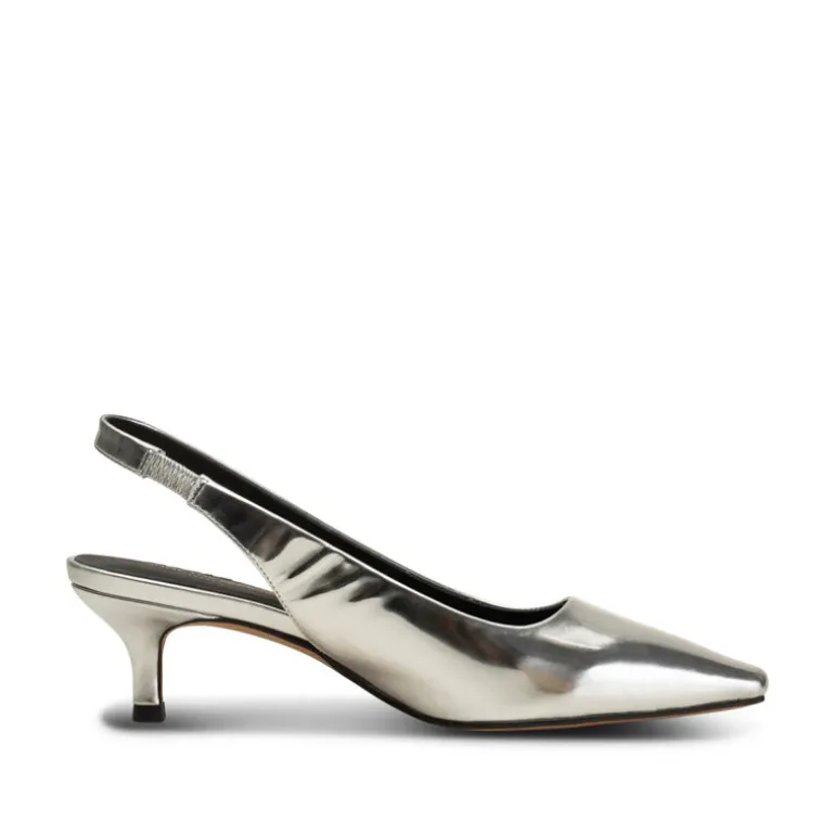 Shoe The Bear Maxine Slingback in Silver Metallic