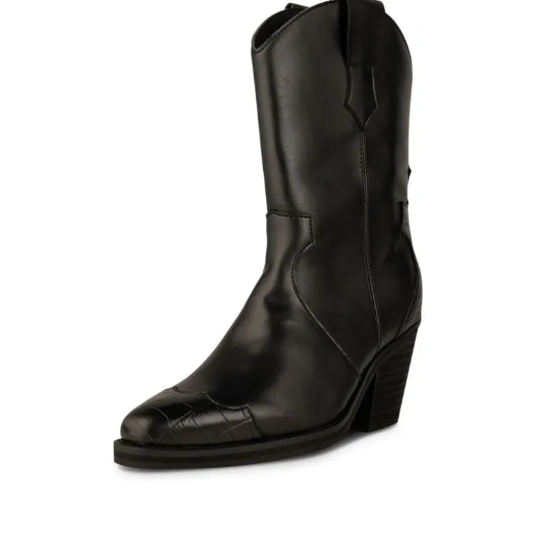 Shoe The Bear Nancy Western Boots in Black