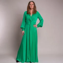 Silk95five Palm Beach Club Dress in Colony Green