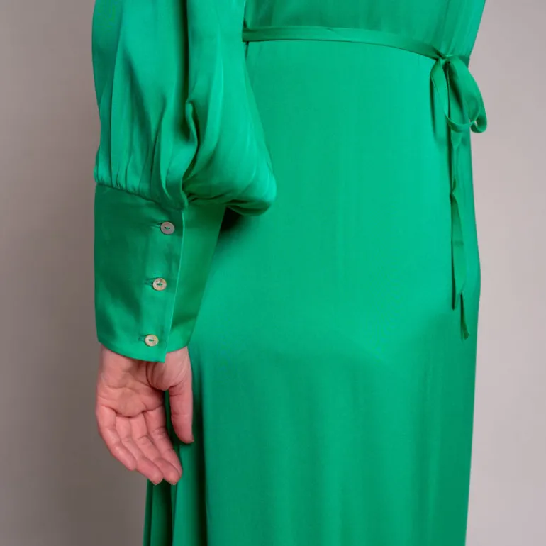 Silk95five Palm Beach Club Dress in Colony Green