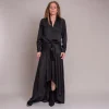 Silk95five Palm Royale Skirt in Noir
