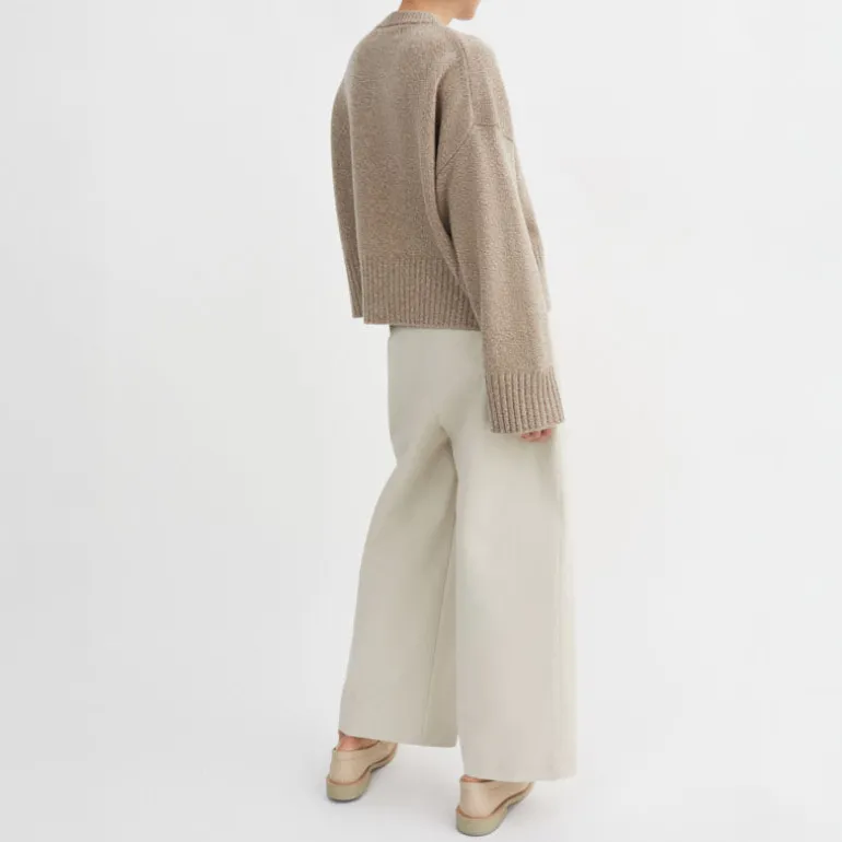 SKALL Campa Jumper in Light Brown Mouline