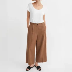 SKALL Emmeri Trousers in Warm Brown