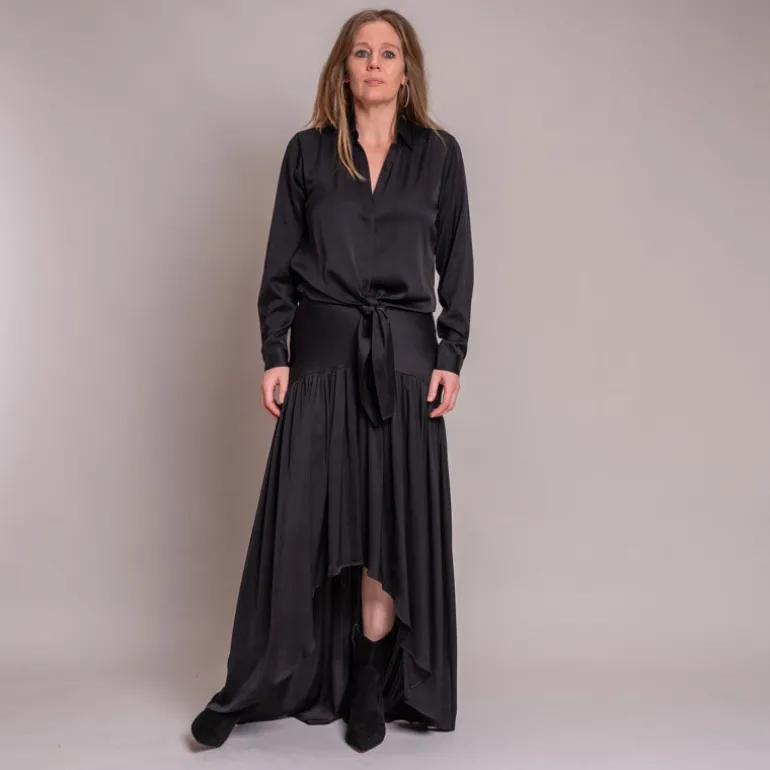 Slik95five Thai Top in Noir