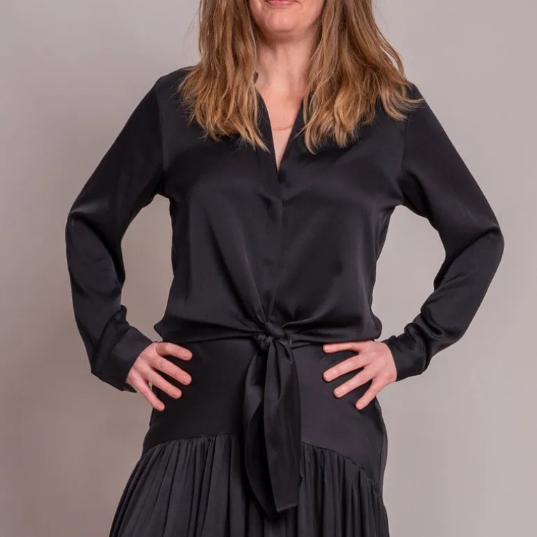 Slik95five Thai Top in Noir