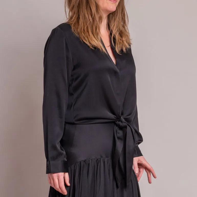 Slik95five Thai Top in Noir