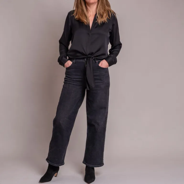Slik95five Thai Top in Noir