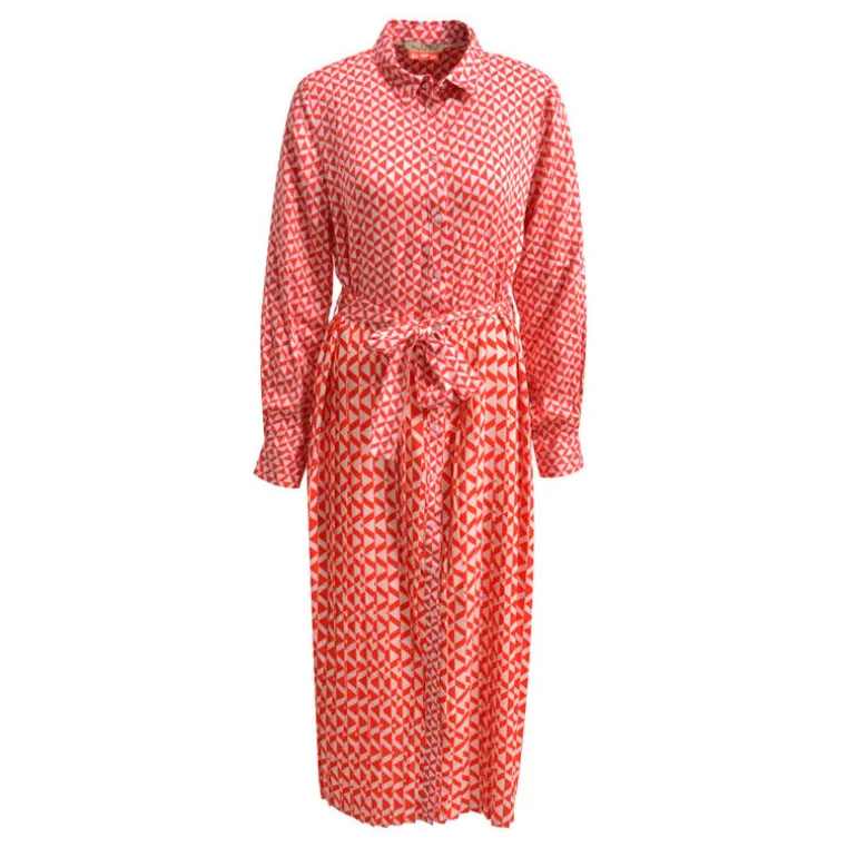 SMITH & SOUL Plisse Dress in Rose Print