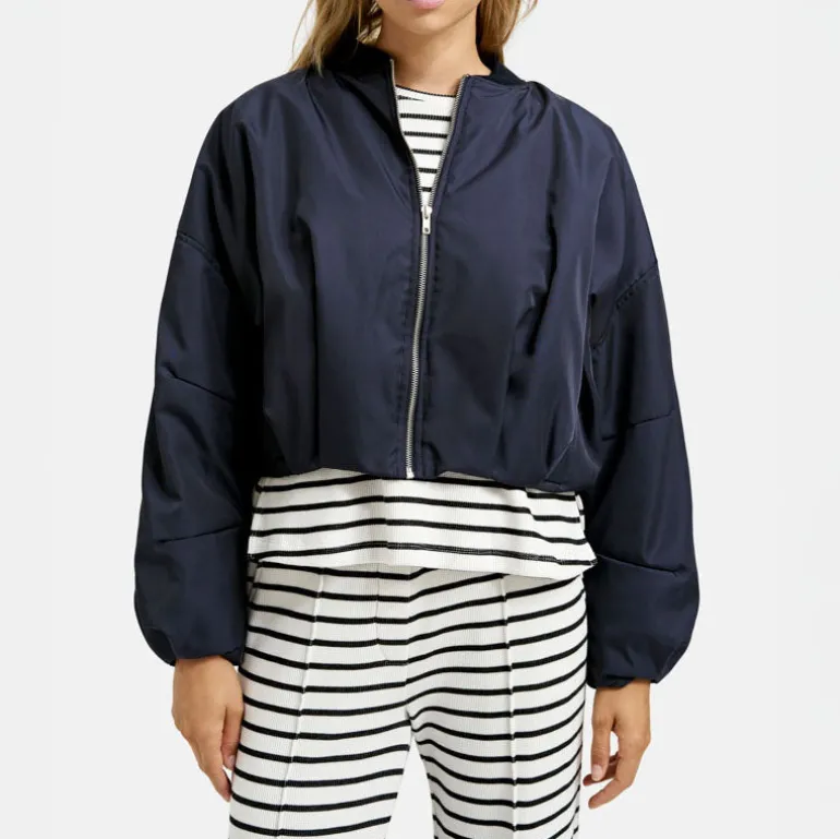SMITH & SOUL Summer Bomber Jacket in Marine