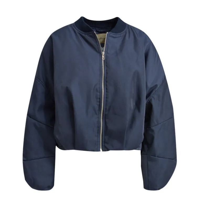 SMITH & SOUL Summer Bomber Jacket in Marine