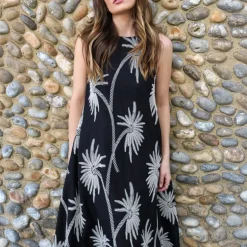 TRAFFIC PEOPLE Tribe Dress in Black