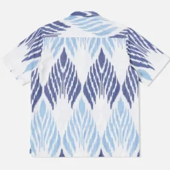 UNIVERSAL WORKS Camp Shirt in Peacock Blue