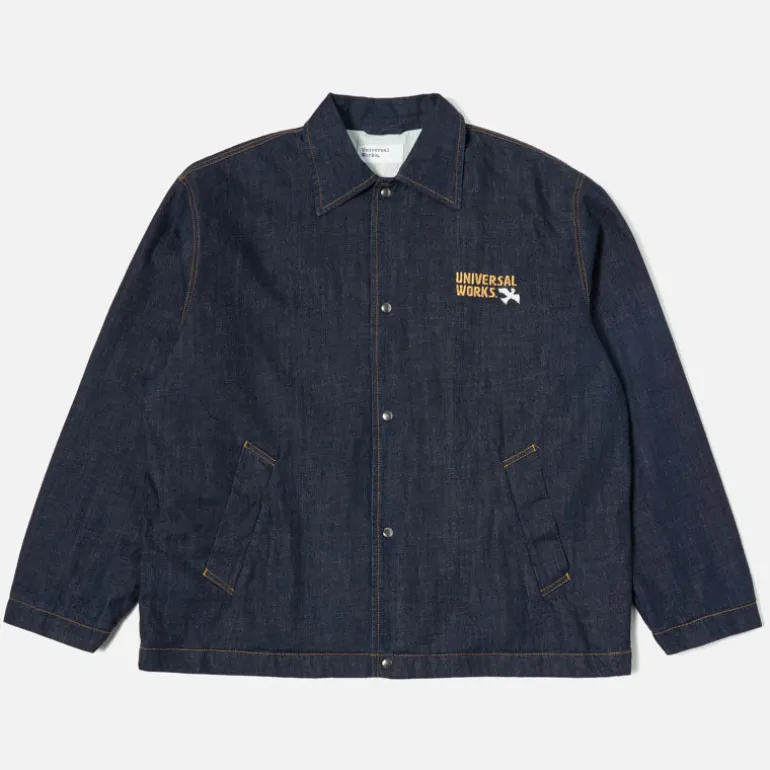 UNIVERSAL WORKS Head Coach Jacket in Indigo