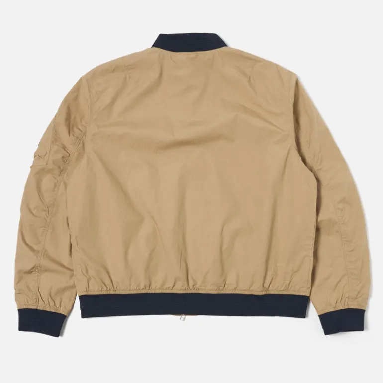 UNIVERSAL WORKS NS Bomber Jacket in Sand