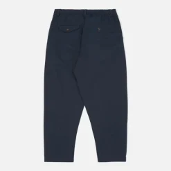 UNIVERSAL WORKS Pleated Track Pant in Navy