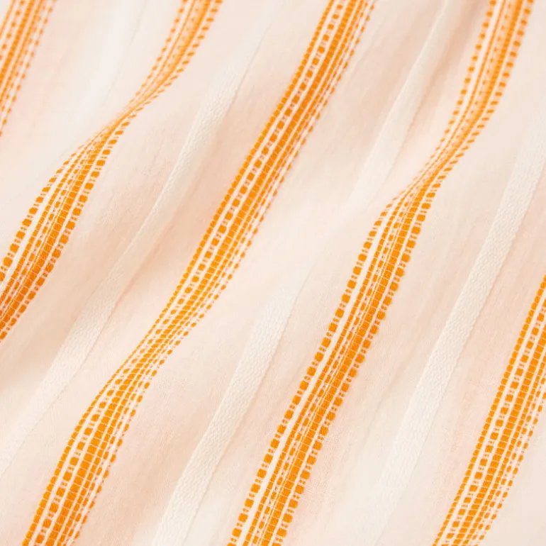 UNIVERSAL WORKS Road Shirt in White/Orange