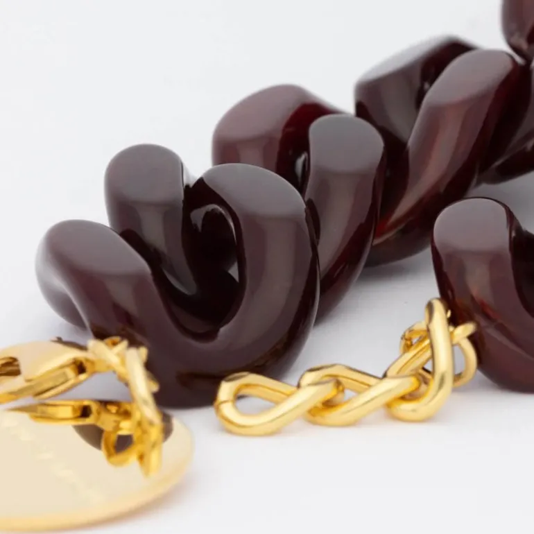 Vanessa Baroni Great Bracelet in Bordeaux Marble