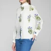 VILAGALLO Andy Shirt in Floral Blue