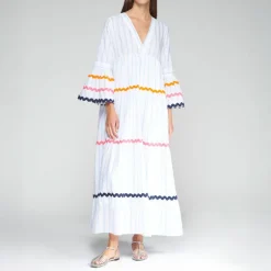 VILAGALLO Beatriz Dress in Multi
