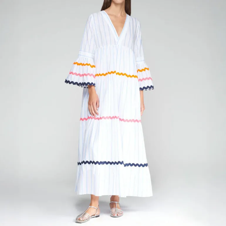 VILAGALLO Beatriz Dress in Multi