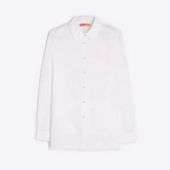 VILAGALLO Tia Pineapple Shirt in White