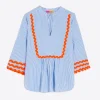 VILAGALLO Valerie Shirt in Blue
