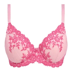 WACOAL Embrace Lace Plunge Underwire Bra in Ballet Slipper