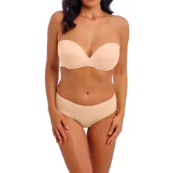 WACOAL Ines Secret Underwire Moulded Strapless Bra in Frappe