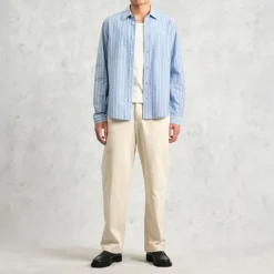 WAX LONDON Rove Shirt in Blue