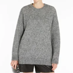 Weekend MaxMara Antony Jumper in Silver