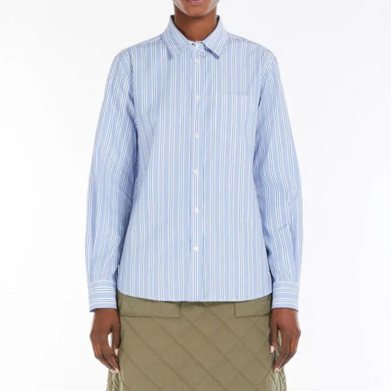Weekend MaxMara Bahamas Shirt in Light Blue