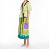 WEEKEND MAXMARA Circeo Skirt in Green Abstract