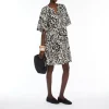 WEEKEND MAXMARA Ely Dress in Black Batik