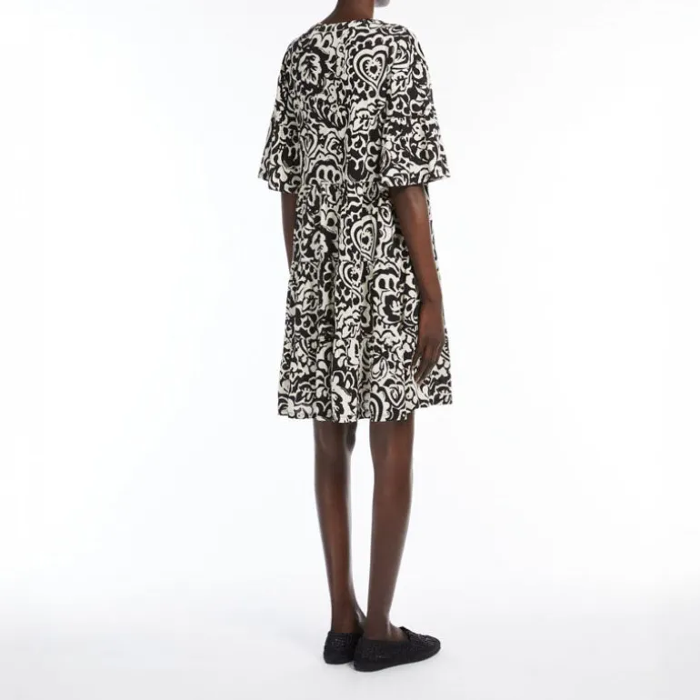WEEKEND MAXMARA Ely Dress in Black Batik
