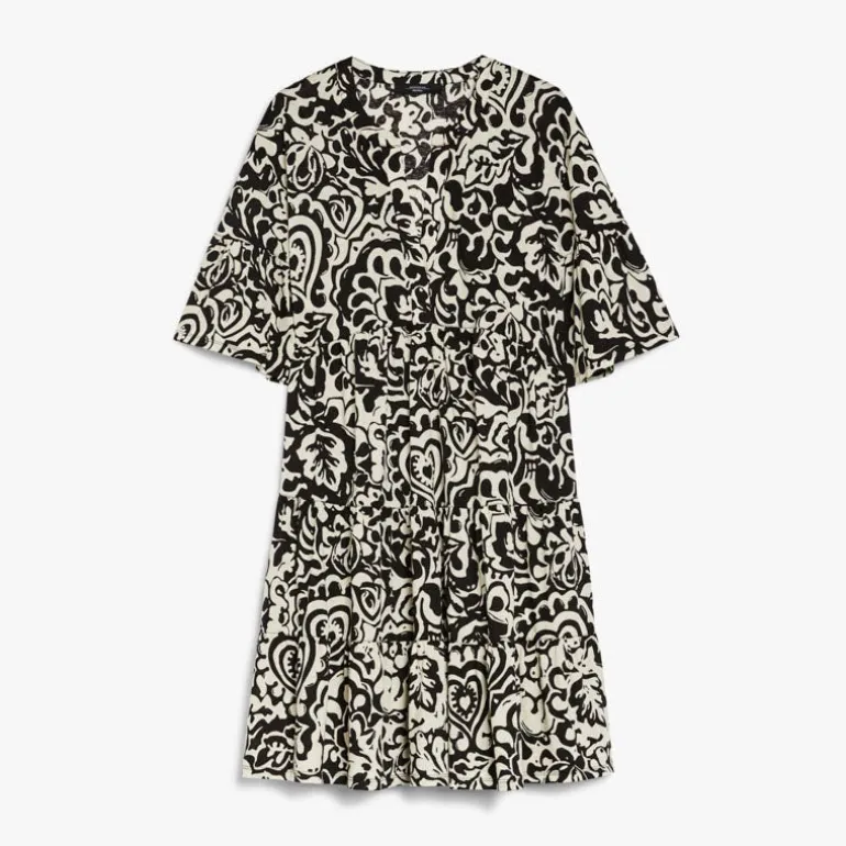 WEEKEND MAXMARA Ely Dress in Black Batik