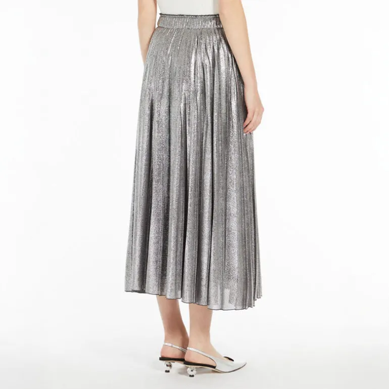 Weekend MaxMara Gamma Skirt in Silver