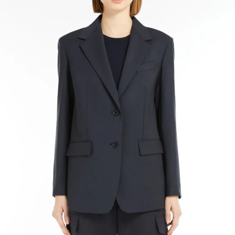 Weekend MaxMara Materia Jacket in Navy