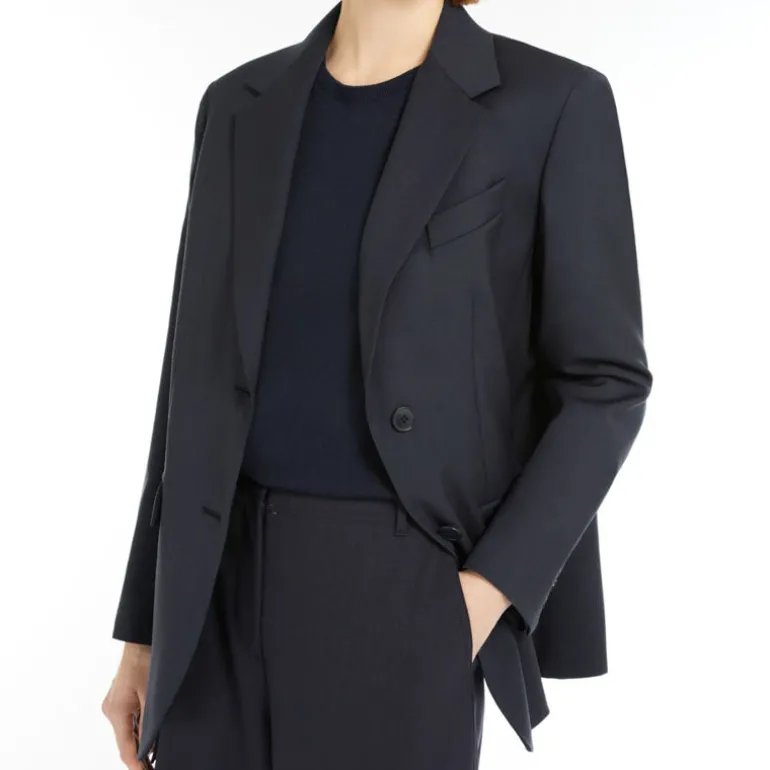 Weekend MaxMara Materia Jacket in Navy