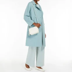 Weekend MaxMara Medina High Waisted Trousers in Pastel Green