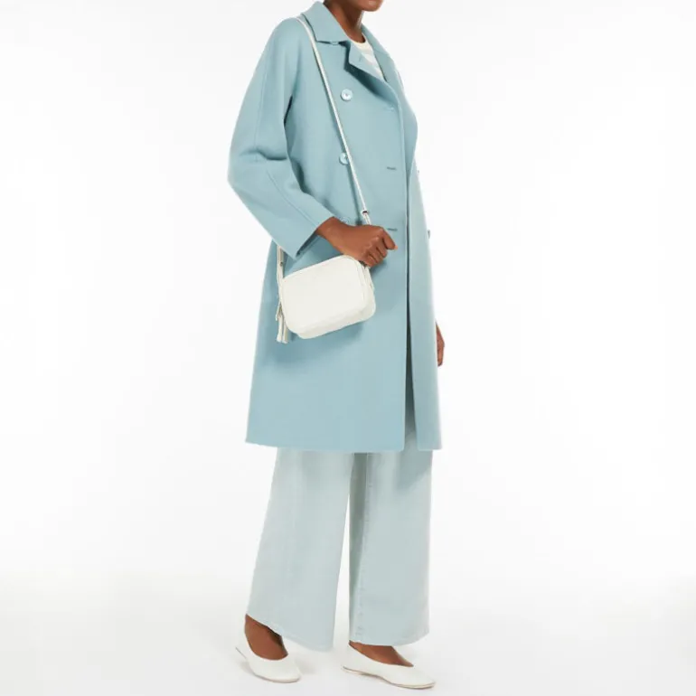 Weekend MaxMara Medina High Waisted Trousers in Pastel Green