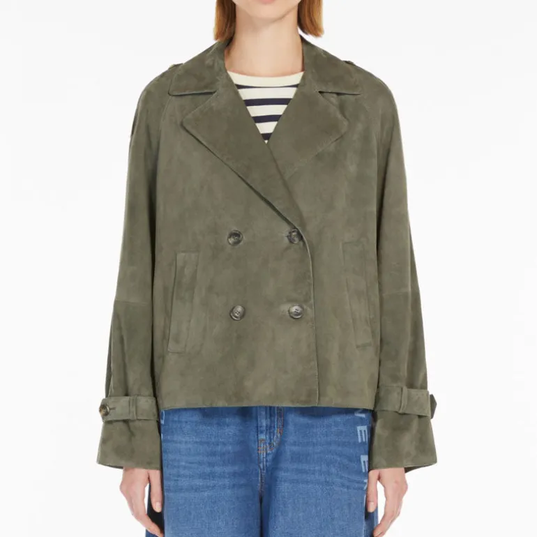 Weekend MaxMara Oblato Jacket in Kaki