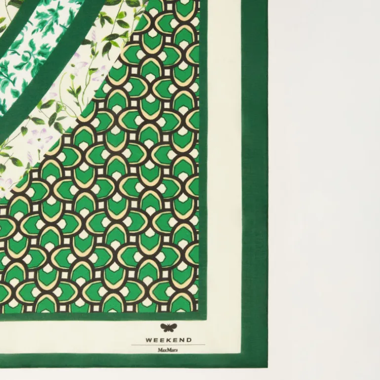 WEEKEND MAXMARA Sarong Scarf in Green